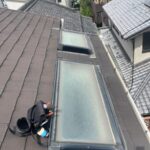 東大阪市東石切町にて雨漏り修理〈部分カバー工法〉 施工前